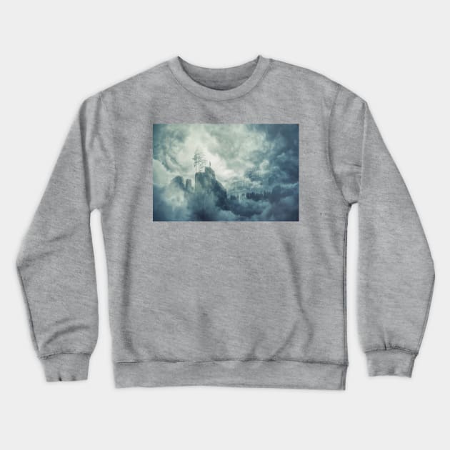 the misty valley Crewneck Sweatshirt by 1STunningArt